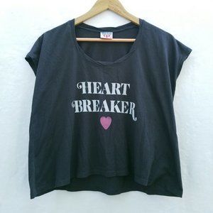 Junk Food Heartbreaker Cropped T-shirt - M